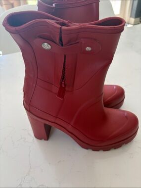 Hunter red boots